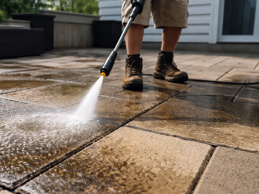 When to Power Wash Patio: Timing and Material Tips