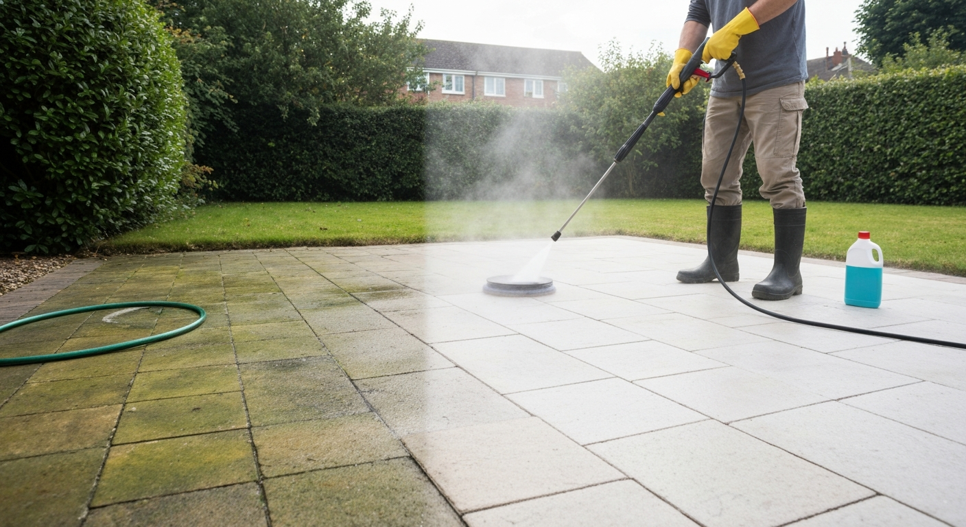 How to Use Power Washer on Patio: DIY Guide to Safety, Nozzles & Stain Fixes