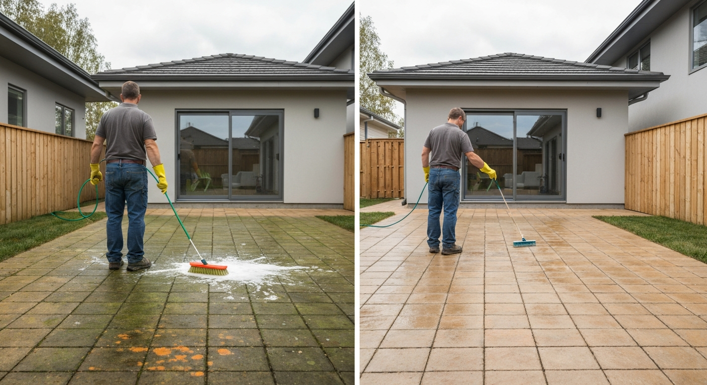 What Is the Strongest Patio Cleaner: Choose by Surface & Stain